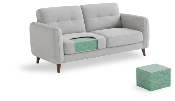 Pianka Rebondex do sof - wypełnienie tapicerskie z pianki PUR